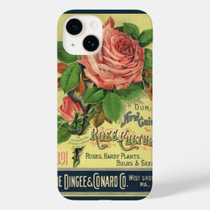 Vintager Leitfaden zur Rose Kulturbuch Kunst, 1891 Case-Mate iPhone 14 Hülle