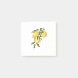 Vintager Lemon-Post-It-Hinweis Post-it Klebezettel