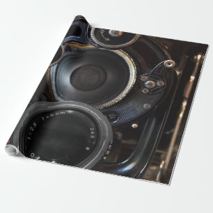 Vintager Lens-Film für antike Fotografie Geschenkpapier