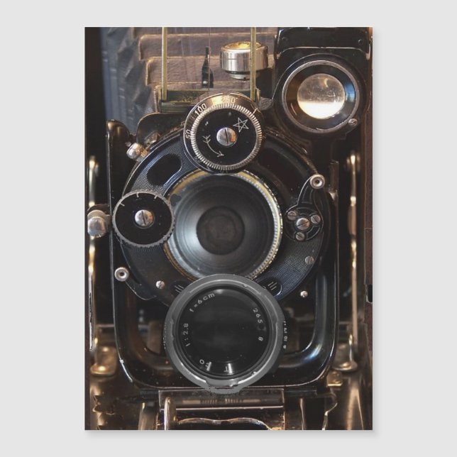 Vintager Lens-Film für antike Fotografie Magnetkarte (Vorderseite)