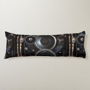 Vintager Lens-Film für antike Fotografie Seitenschläferkissen