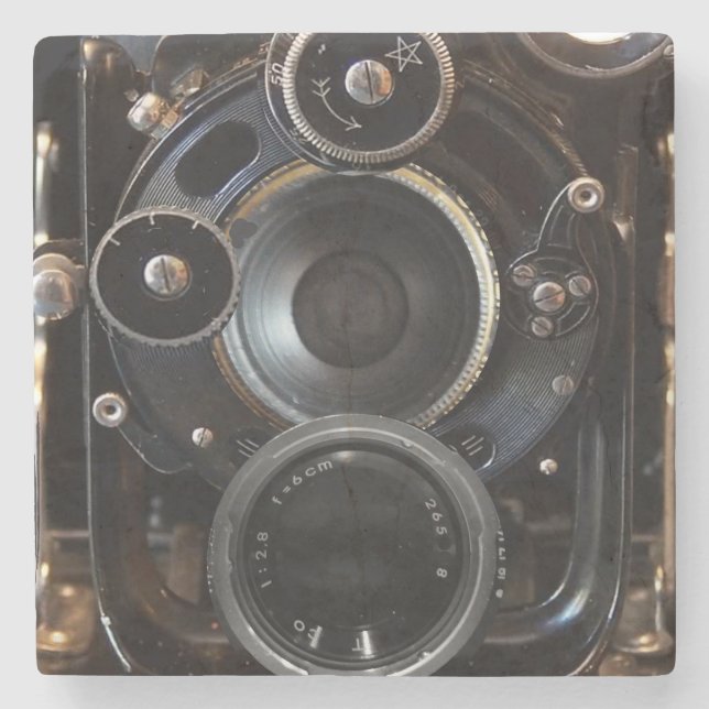 Vintager Lens-Film für antike Fotografie Steinuntersetzer (Vorderseite)