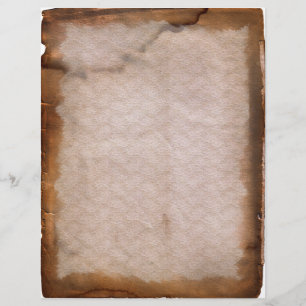 Vintager Letterhead in gerötetem Zustand