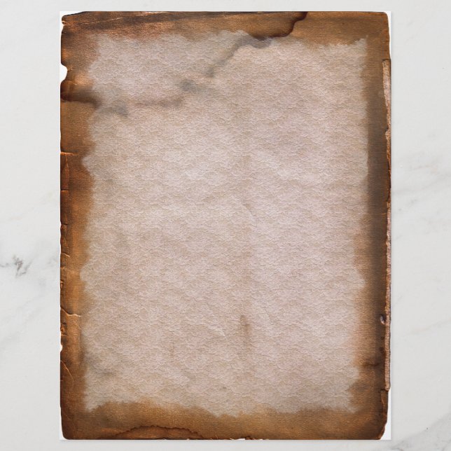 Vintager Letterhead in gerötetem Zustand (Vorderseite)