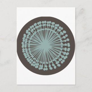 Vintager Letterpress-Stil Postkarte