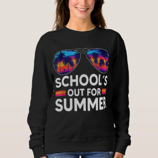 Vintager letzter Schultag im Sommer Sweatshirt