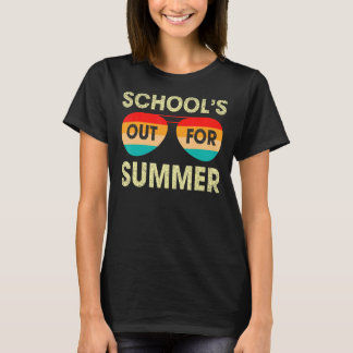 Vintager letzter Schultag im Sommer T-Shirt
