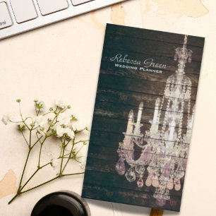 Vintager Leuchter der eleganten Mode-Butike Visitenkarte