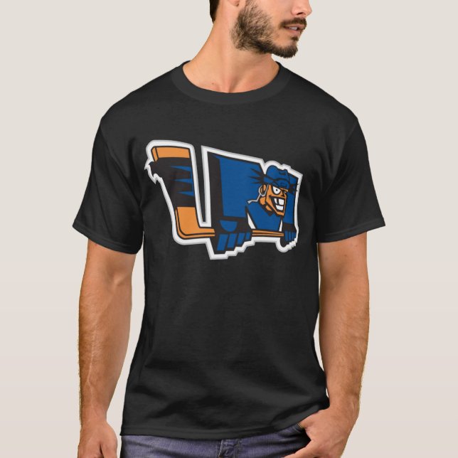 Vintager Lewiston-Maineiacs-Logo-T - Shirt (Vorderseite)