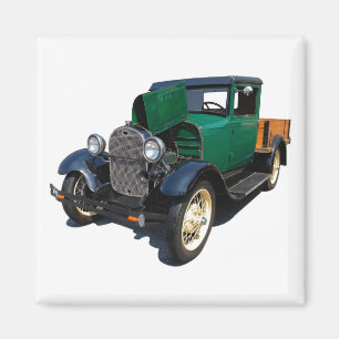Vintager Lieferwagen Magnet