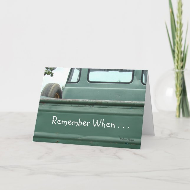 Vintager Lieferwagen Truck2 #1- fertigen besonders Karte (Vorderseite)