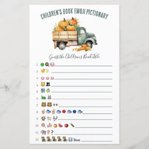 Vintager Lieferwagen Truck Emoji Kinderduschenspie
