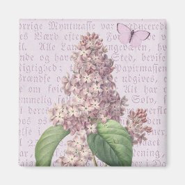 Vintager lila Blumenmit blumenmagnet lila Magnet