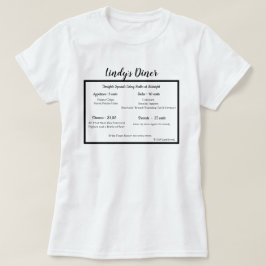 Vintager Lindy's Diner T - Shirt