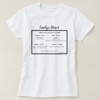 Vintager Lindy's Diner T - Shirt