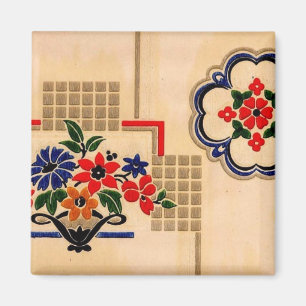 Vintager Linoleum-Magnet Magnet