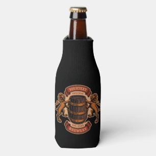 Vintager Lion Oak Barrel Personalisiert Brauerei B Flaschenkühler