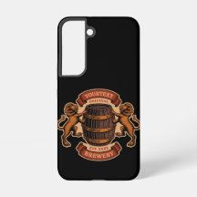 Vintager Lion Oak Barrel Personalisiert Brauerei B