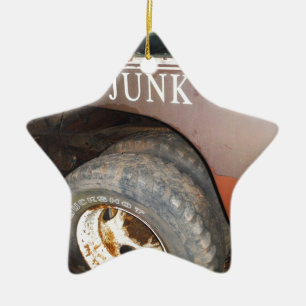 Vintager LKW-Bargeld für Junk Car Sign Keramik Ornament