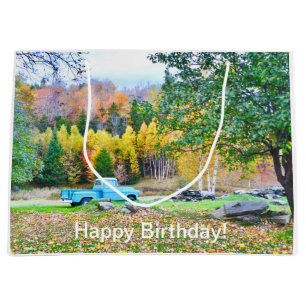 Vintager LKW Große Geschenktüte