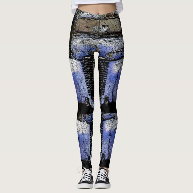 Vintager Lkw Leggings (Vorderseite)