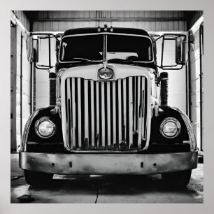 Vintager LKW Poster