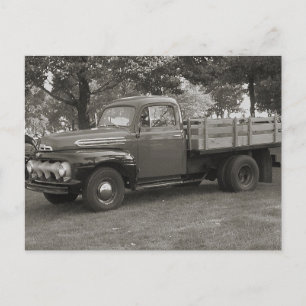 Vintager LKW Postkarte