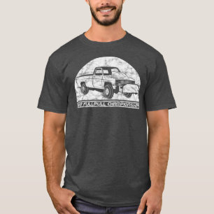 Vintager LKW    PullingVintage Retro 4x4 LKW T-Shirt