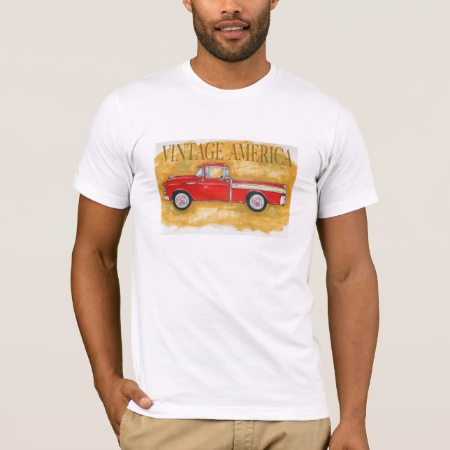 Vintager LKW T-Shirt (Vorderseite)