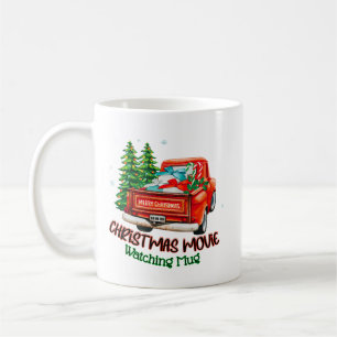 Vintager LKW Weihnachtsfilm Tasse