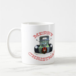 Vintager LKW Weihnachtsschmuck Kaffeetasse