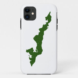 Vintager Logo-Fall für Fischer Island iPhone 11 Hülle