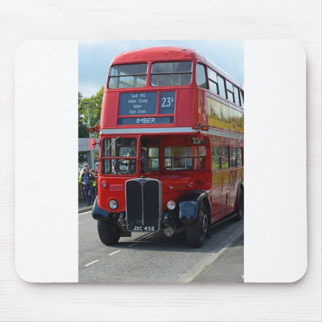 Vintager Londoner Bus Mousepad (Vorne)