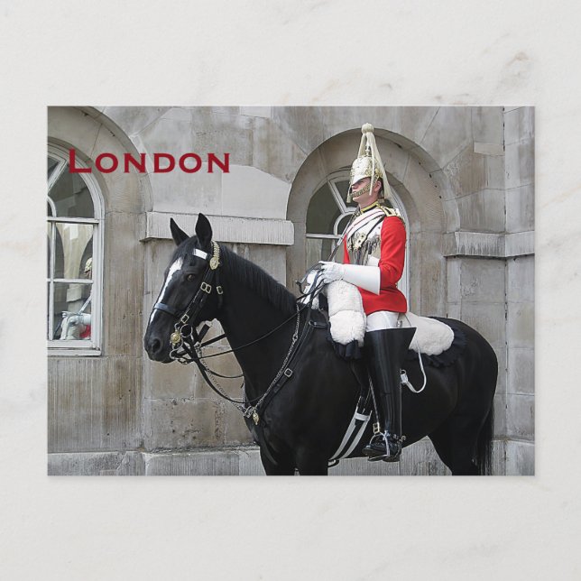 Vintager Londoner Tourismus Postkarte (Vorderseite)