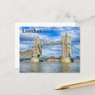Vintager Londoner Tourismus Postkarte