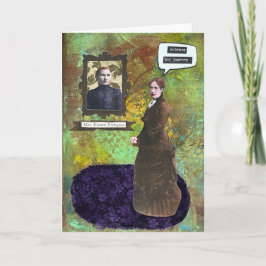 Vintager Look Mixed-Media-Style-Card Dankeskarte