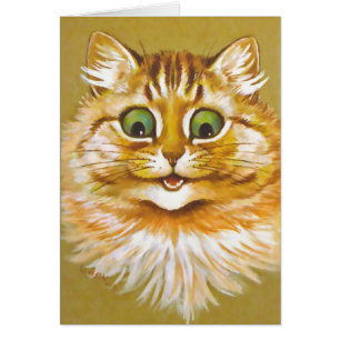 Vintager Louis Wain erfreut, um Sie zu sehen