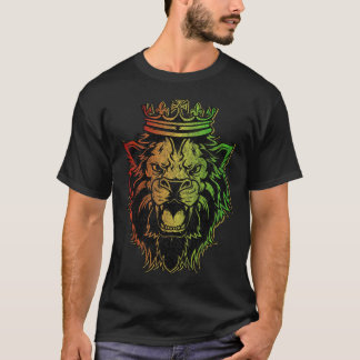 Vintager Löwe von Judah Rastafarian T-Shirt
