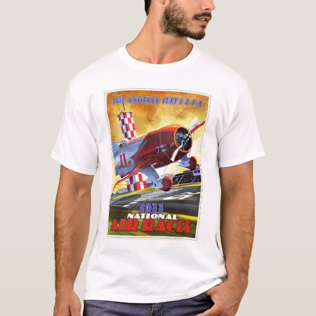 Vintager Luft Racer T-Shirt (Vorderseite)