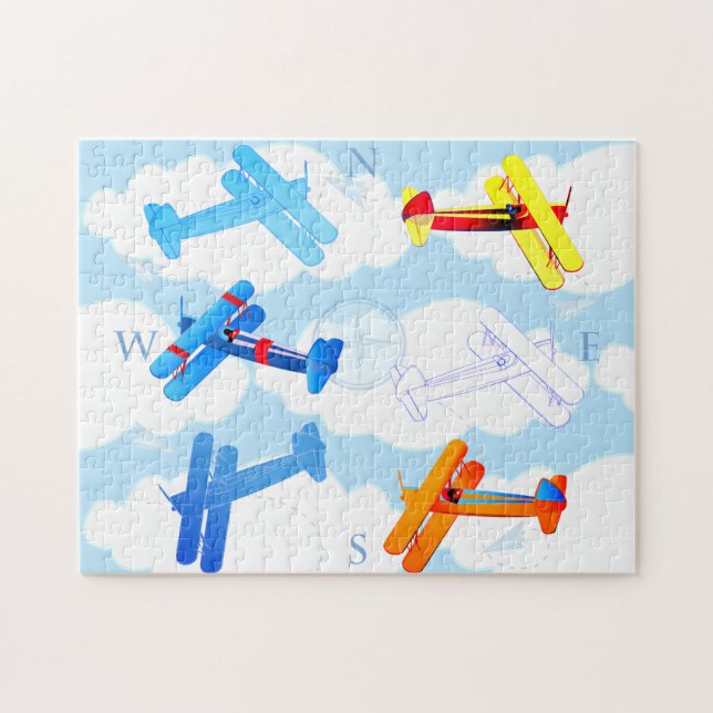Vintager Luftwaffenavigator Puzzle (Horizontal)