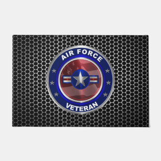 Vintager Luftwaffenveteran Fußmatte