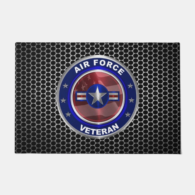 Vintager Luftwaffenveteran Fußmatte (Vorderseite)