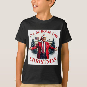 Vintager lustiger Humor Trump, für Weihnachten wer T-Shirt