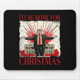 Vintager lustiger Humor Trump, werde ich für Chri Mousepad