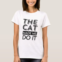 Vintager, lustiger KatzenT - Shirt Die Katze hat m
