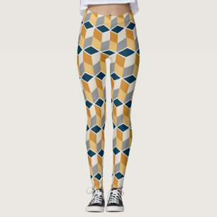 Vintager Luxus: Elegantes, nahtloses Muster. Leggings
