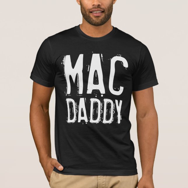 VINTAGER MAC DADDY VATER Männer T - Shirt (Vorderseite)