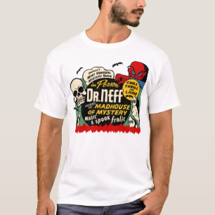 Vintager "Madhouse des Geheimnisses" T - Shirt