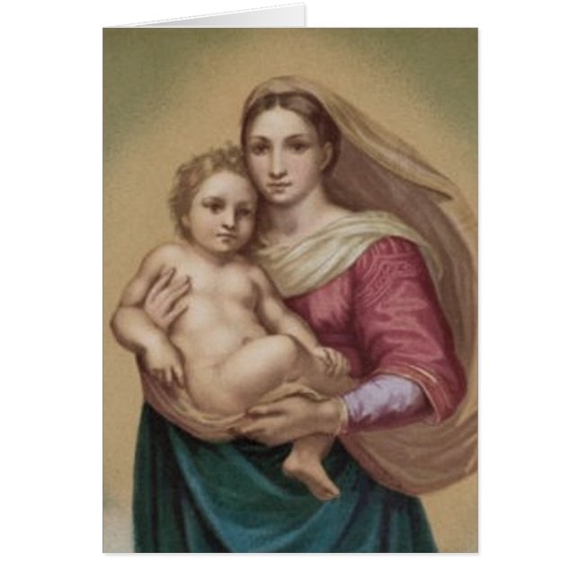 Vintager Madonna und Kind (Vorne)
