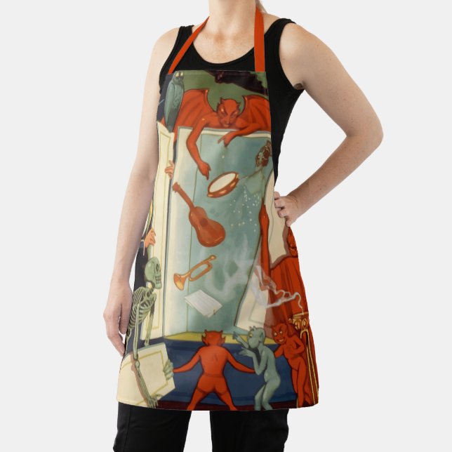 Vintager Magier Carter the Great Magic Act Schürze (InSitu)